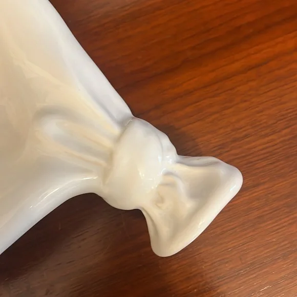 White ceramic balloon dish - Picture 3 of 4